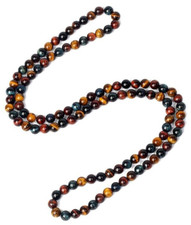Collier oeil de Tigre, oeil de Taureau, oeil de Faucon Homme Femme Bracelet Mala