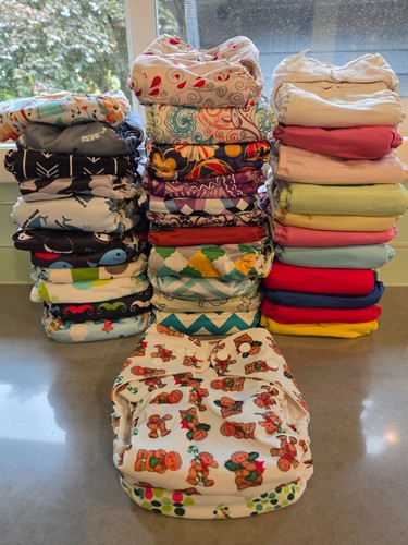 Multi brand cloth - 35, diapers