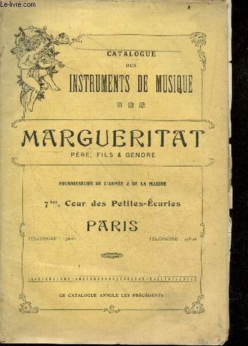 Catalogue des instruments - , de