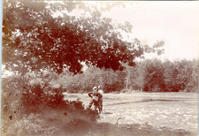 France, Vintage Silver Print Bike Ride, 9x11 Silver Print  