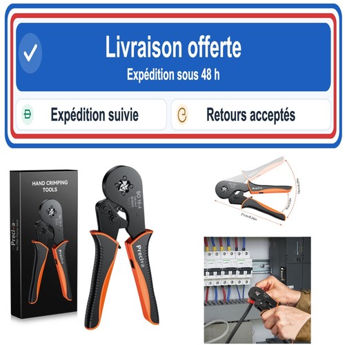 Pince sertir cliquet - pince, à