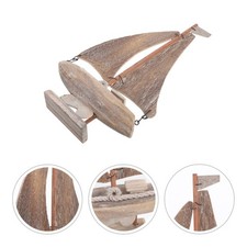  Décoration de voilier nautique : voilier en bois, modèle réduit de bateau pour