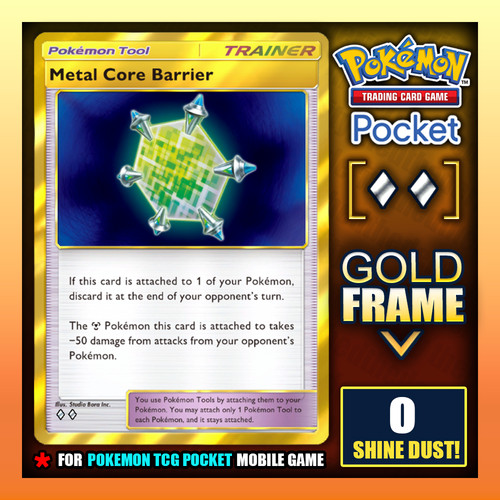 Metal core barrier pokemon - -,