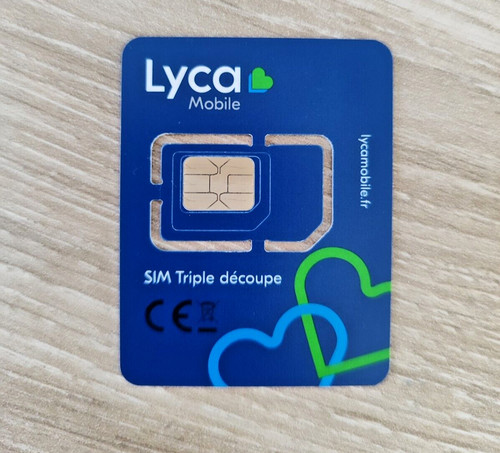 Lot cartes sim lyca - 10,