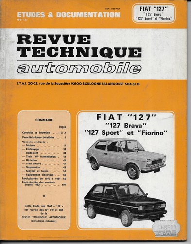 Revue technique automobile - technique,