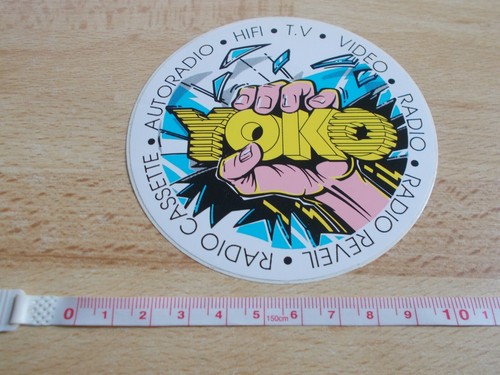 Autocollant vintage yoko - autocollant,