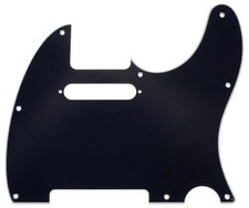 PICKGUARD TELECASTER 3 PLIS /8 TROUS NEUF NOIR / BLACK