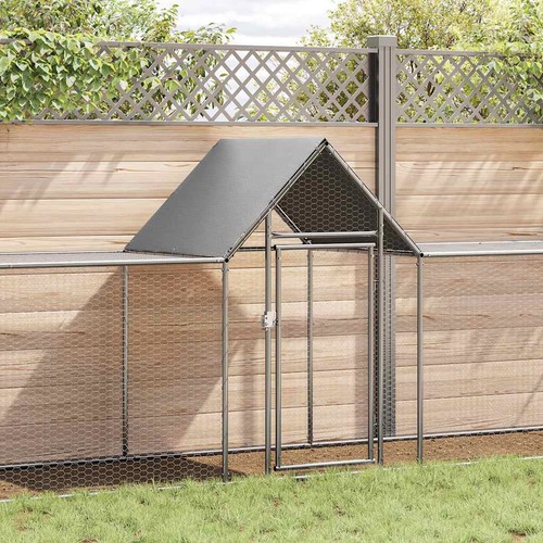 Poulailler acier enclos - poulailler,