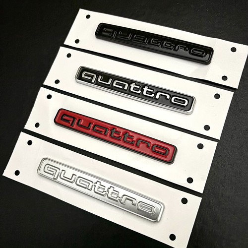 Badge coffre ailes quattro - badge,