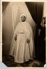 Moroccan Man in Burnous &