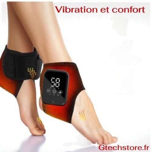 Masseur thermique vibrant pour
