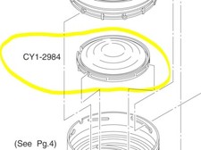 Canon EF 70-200mm F/2.8 L IS USM Lens Mark I 2nd Group Lens Parts CY1-2984, MK1
