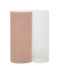 6" Wide Nude Polyester Tulle -