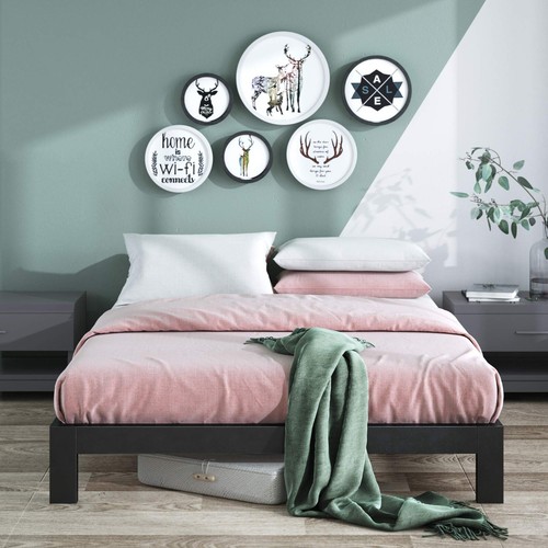 Lit acier sommier latte - lit, en
