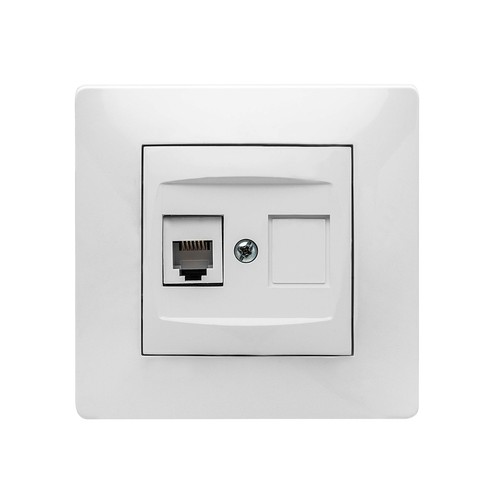 Prise téléphone blanc - prise, rj-11