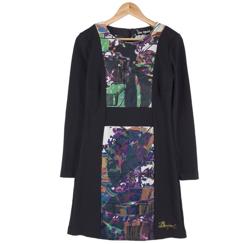 Desigual robe vintage noire - robe,