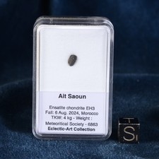 Ait Saoun Meteorite 0.07g Chondrite Type EH3 Fall Observed 2024 Morocco