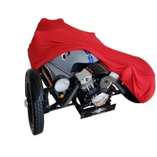 Bâche de protection compatible avec  Morgan 3-Wheeler pour intérieur Rouge