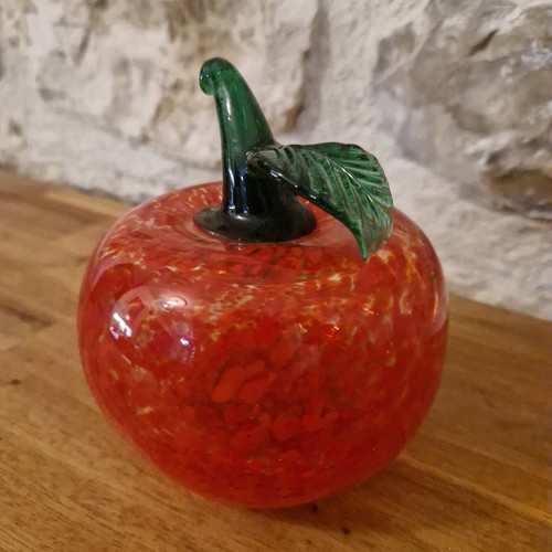 Pomme decorative verre - pomme,