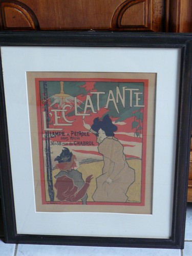 Très rare lithographie - très,