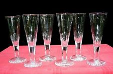 VAL SAINT LOUIS LAMBERT CHAMPAGNE FLUTES CRYSTAL PLAIN 19TH 19TH CENTURY AD BACCARAT