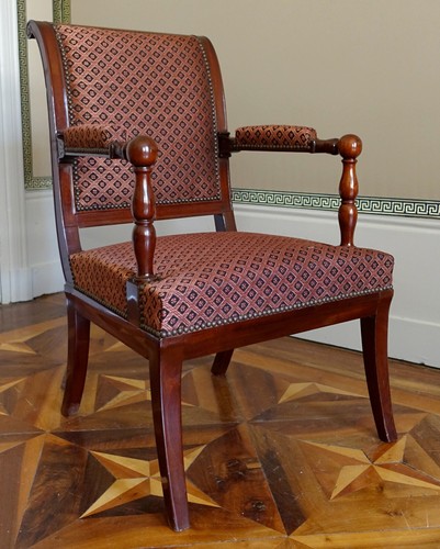 Fauteuil acajou époque - en,