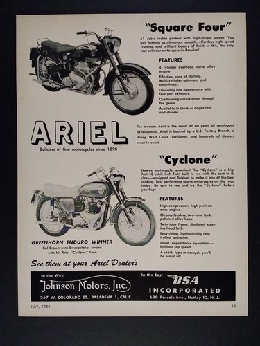 1958 ariel square - 1958, four