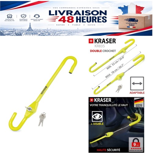 Kraser kr835 antivol voiture - antivol,