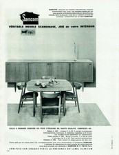 Advertising 0621 1964 Samcom Genuine Scandinavian Teak Furniture