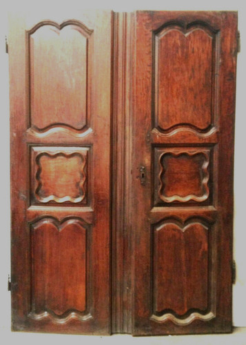 Paire portes chêne - portes, en