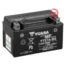 Batterie Yuasa 12V 6Ah Ytx7A-Bs Sym Jet Sport X 2T 50 2007 2008 2009 2010 2011
