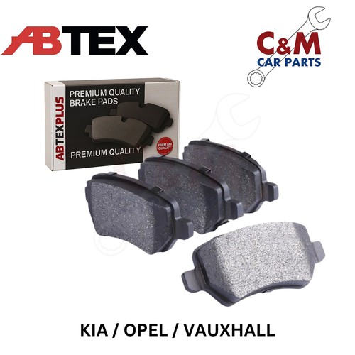Rear brake pads fits opel - rear,