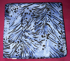 Tissu vintage jersey fond bleu