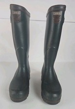 AIGLE Parcours 2 Vario Boots Kaki Action Grip Soles Waterproof EU 38 FRANCE US 8