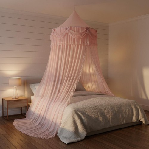 Baldaquin demi rond romantique - demi-rond,