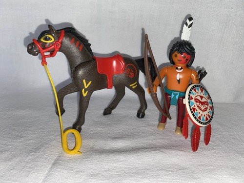 Playmobil indien arc cheval - playmobil, du