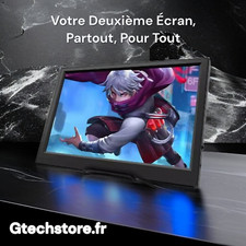 Écran portable 11.6" HDMI pour laptop gaming Switch PS4, Xbox, écran secondaire