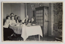 Family Dining Table Indoor Living Room - Old Photo Snapshot