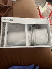 IKEA Mogden Chrome Porcelain Toilet Brush Wall Mount Holder RARE HARD TO FIND