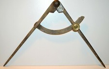 -JOLI COMPAS FER FORGE XIXe