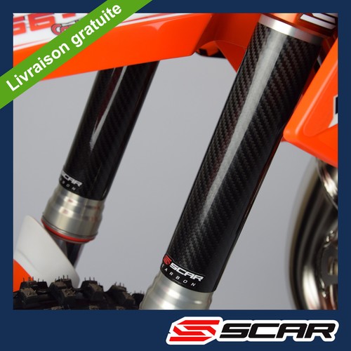 Protection fourche carbone ktm - fourche,