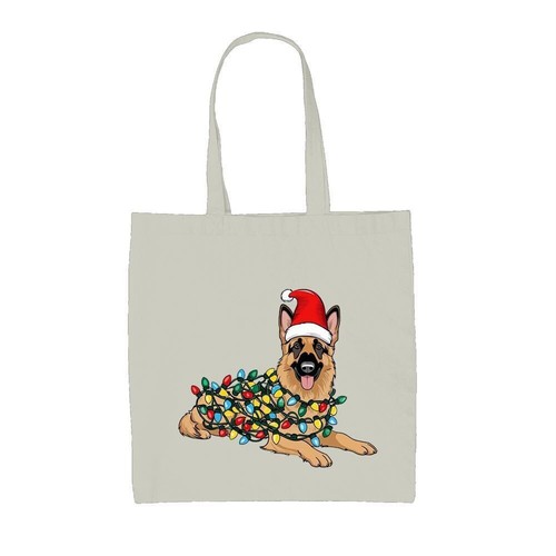 Berger allemand noël toile - allemand,