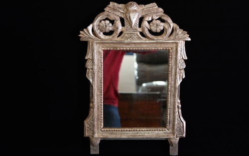 Petit miroir argenté - , xixème
