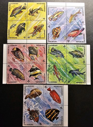 Timbre burundi faune - timbre,