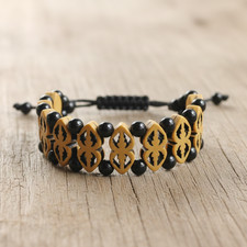 Bracelet Homme Pierre Lave