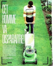Advertising 067 1986 Motul the Lawn-Boy Lawn Lawn Lawn Lawn