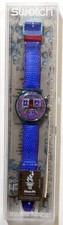VINTAGE SWATCH SCUBA 200 ATLANTA OLYMPIC GAME 1996 LEATHER -FOR MAN-