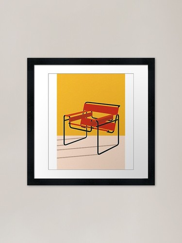 Wassily chair framed art print - wassily,