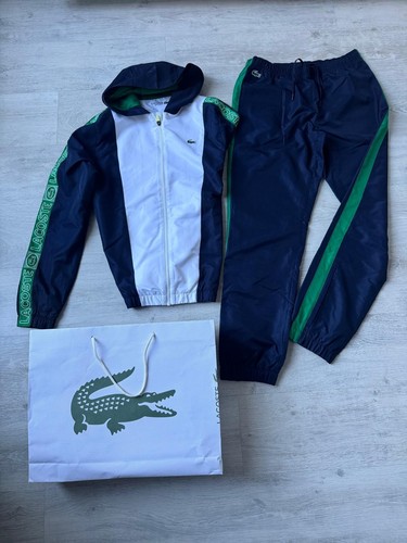 Survêtement lacoste blanc - survêtement,