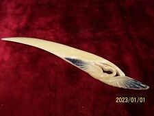 Ancien coupe papier en bakélite avec cigogne en envol. Epoq. Art Déco. Réf n°17